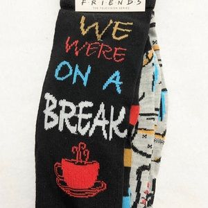 WE WERE ON A BREAK - Friends Socks (2 pairs)